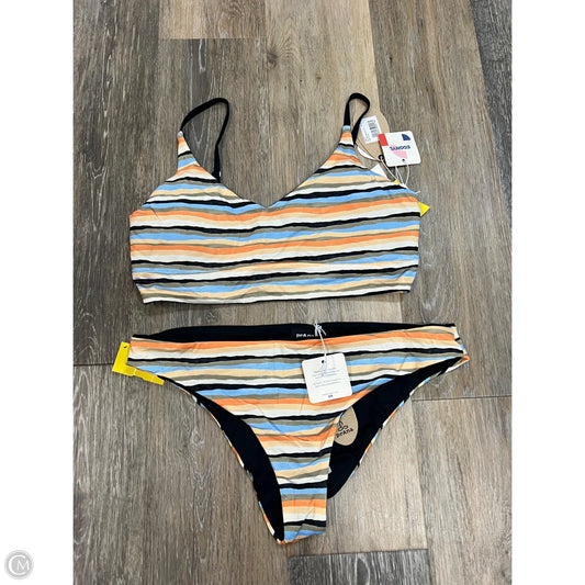 Swimsuit 2pc By Prana In Striped Pattern, Size: S