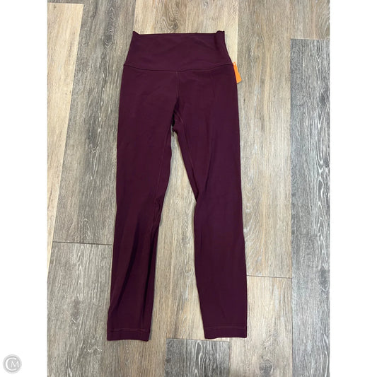 Athletic Leggings By Lululemon In Purple, Size: 4
