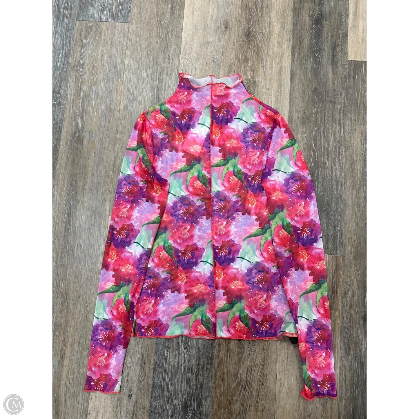 Top Long Sleeve By Anniewear In Pink, Size: S