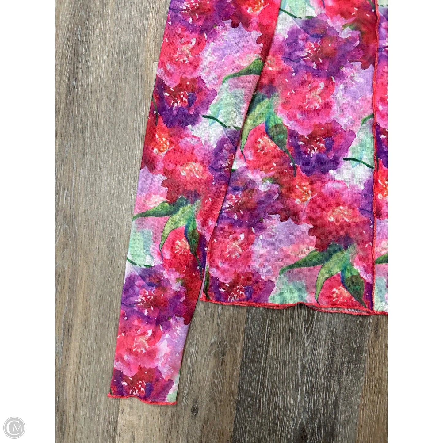 Top Long Sleeve By Anniewear In Pink, Size: S