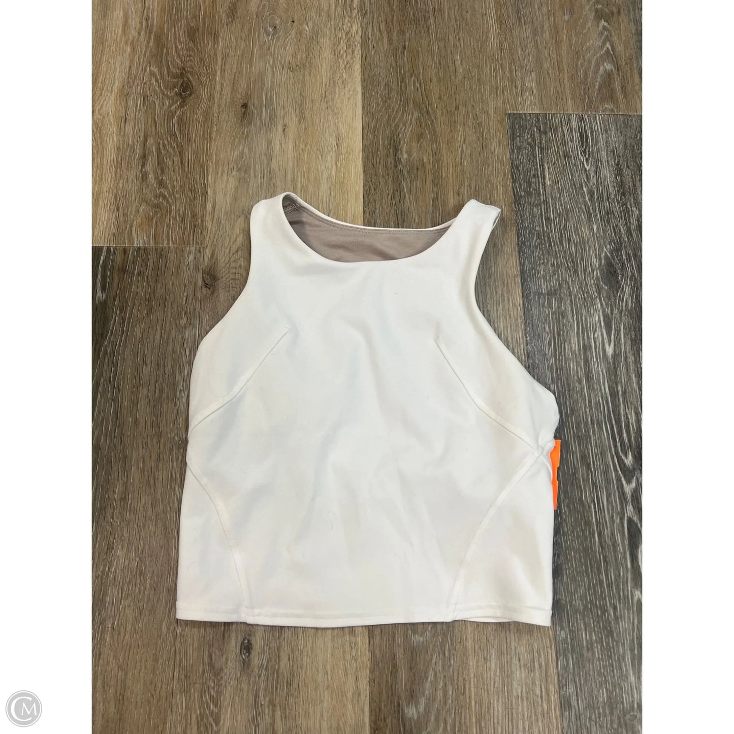 Athletic Tank Top By Lululemon In White, Size: 4
