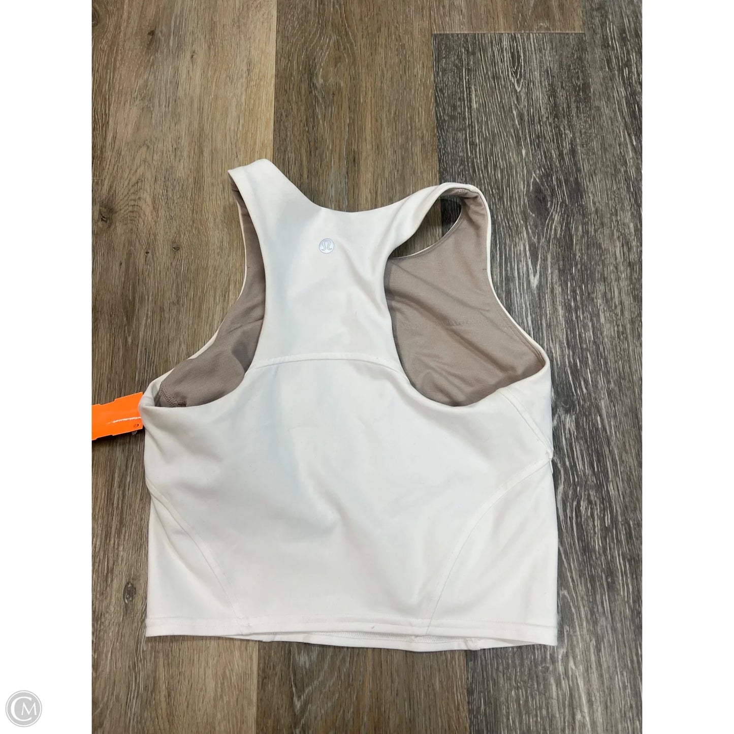 Athletic Tank Top By Lululemon In White, Size: 4