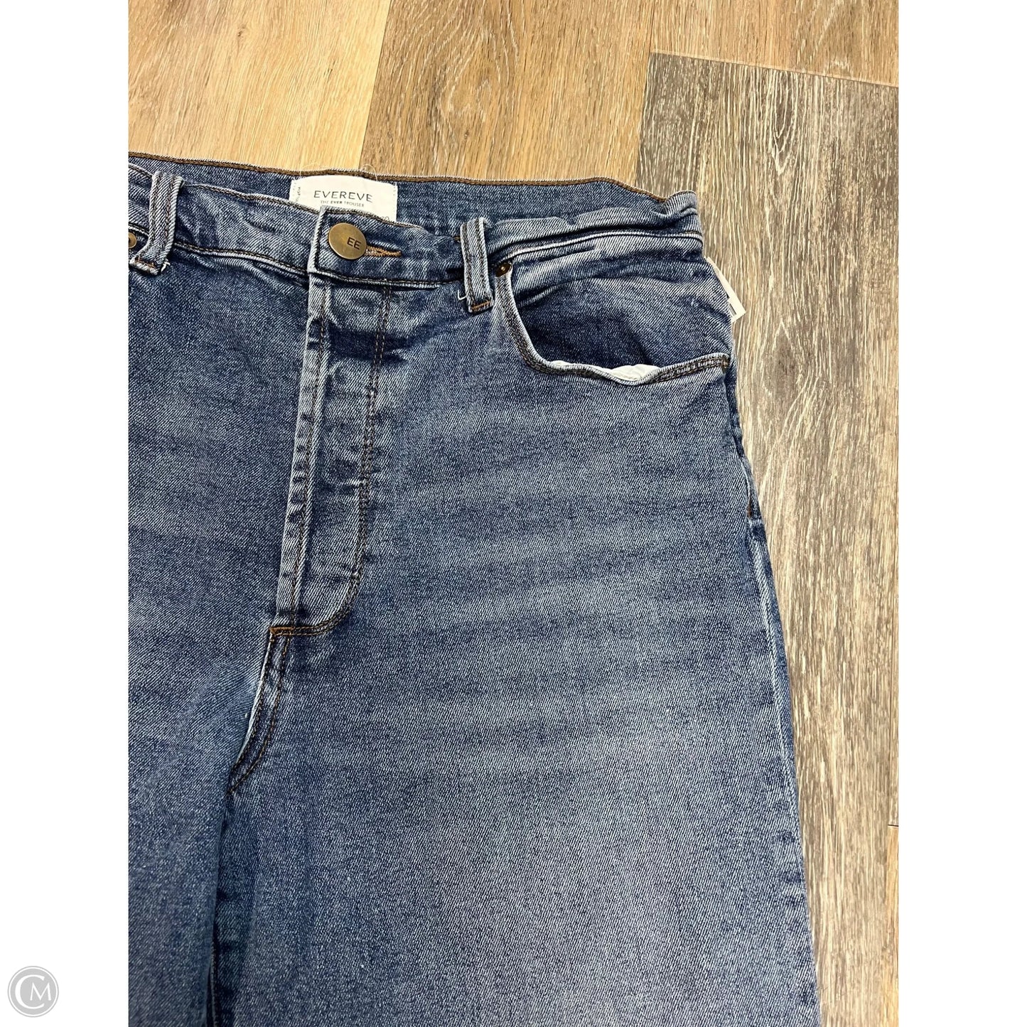 Jeans Wide Leg By Evereve In Blue Denim, Size: 10/30