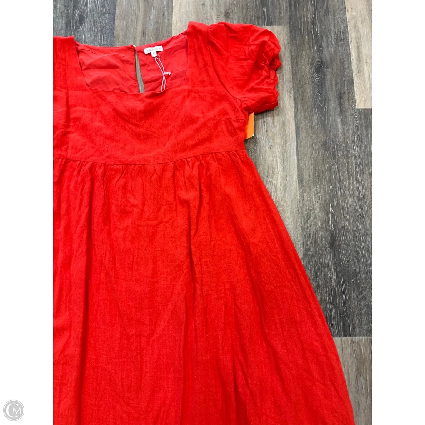 Dress Casual Maxi By Endless Blu In Orange, Size: 2x