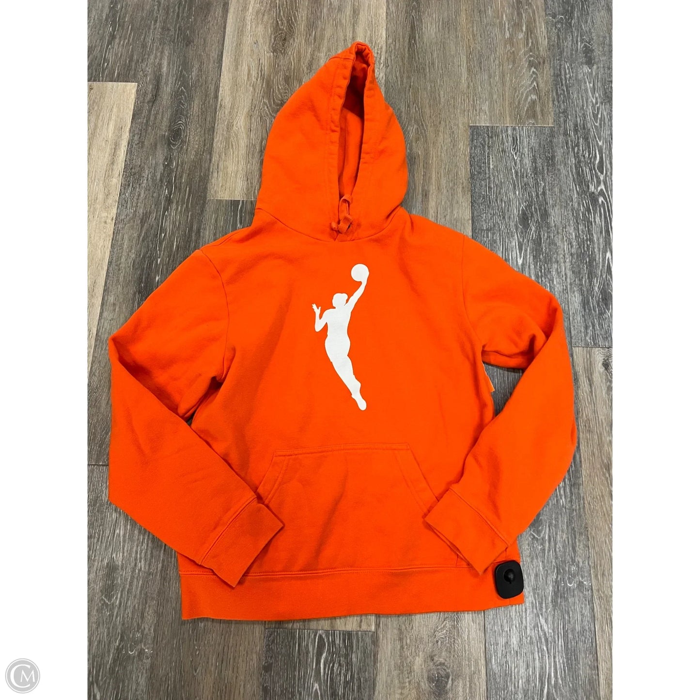 Athletic Sweatshirt Hoodie By Fanatics In Orange, Size: M
