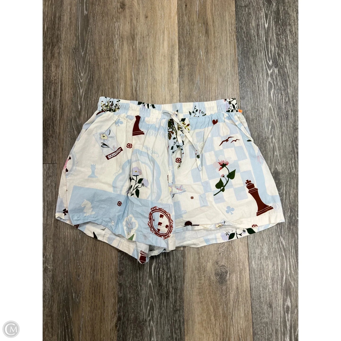Shorts By Petal & Pup In Blue & White, Size: 6