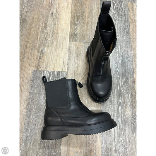 Boots Ankle Flats By WYDER In Black, Size: 6.5
