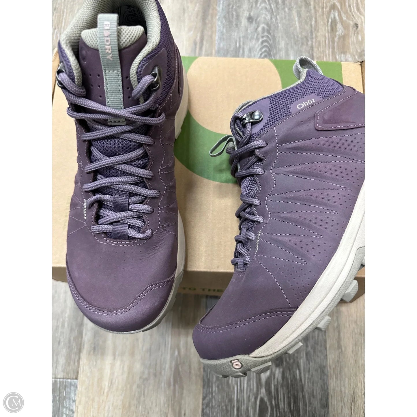 Boots Hiking By Oboz In Purple, Size: 7