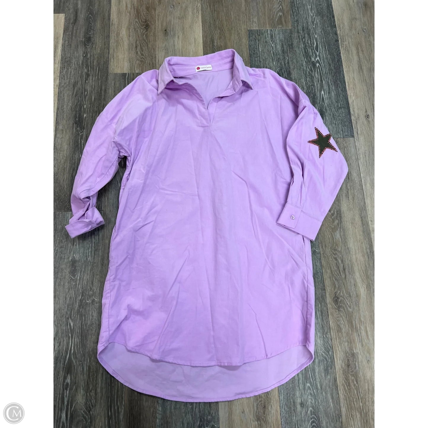 Dress Casual Short By Caryn Lawn In Purple, Size: Osfm
