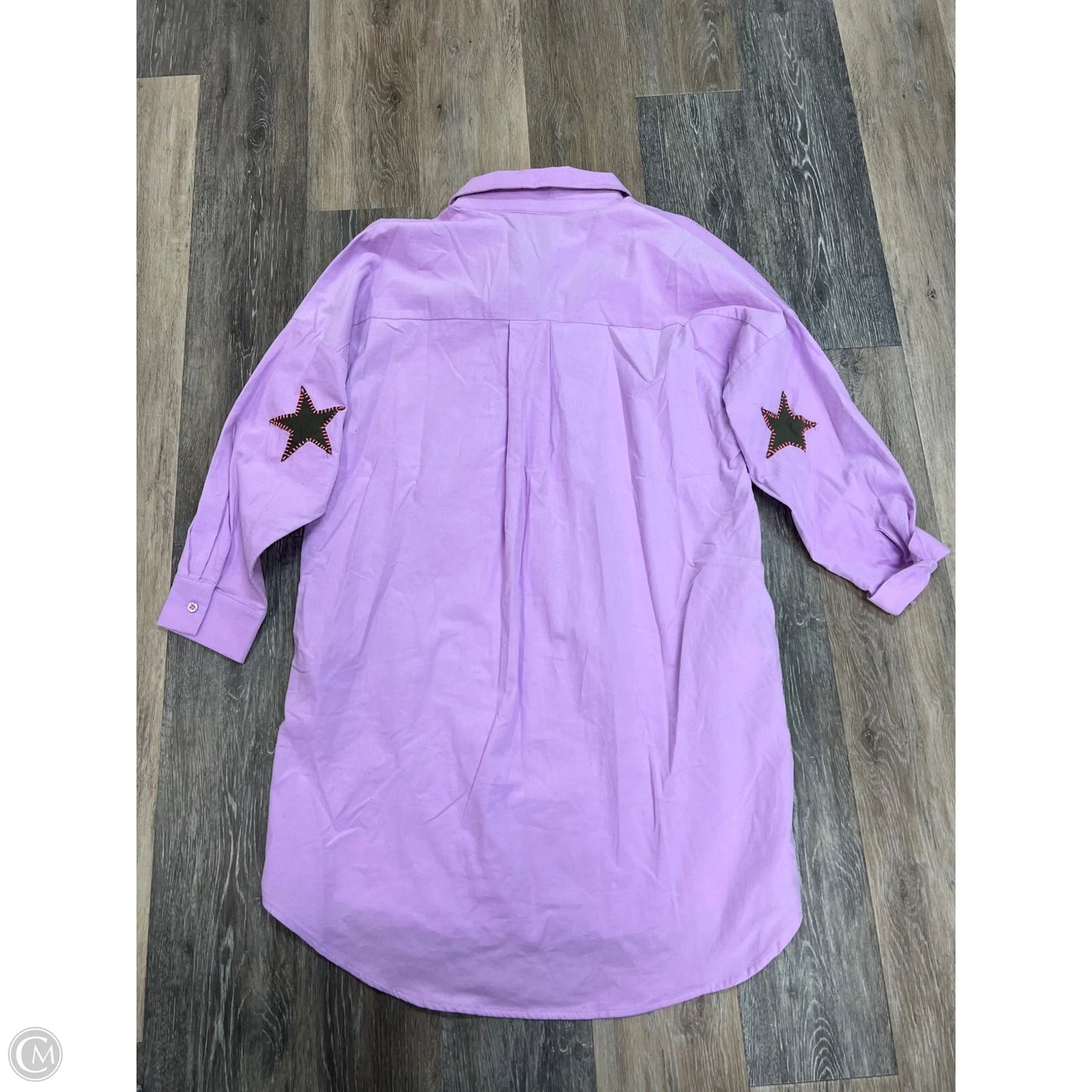 Dress Casual Short By Caryn Lawn In Purple, Size: Osfm