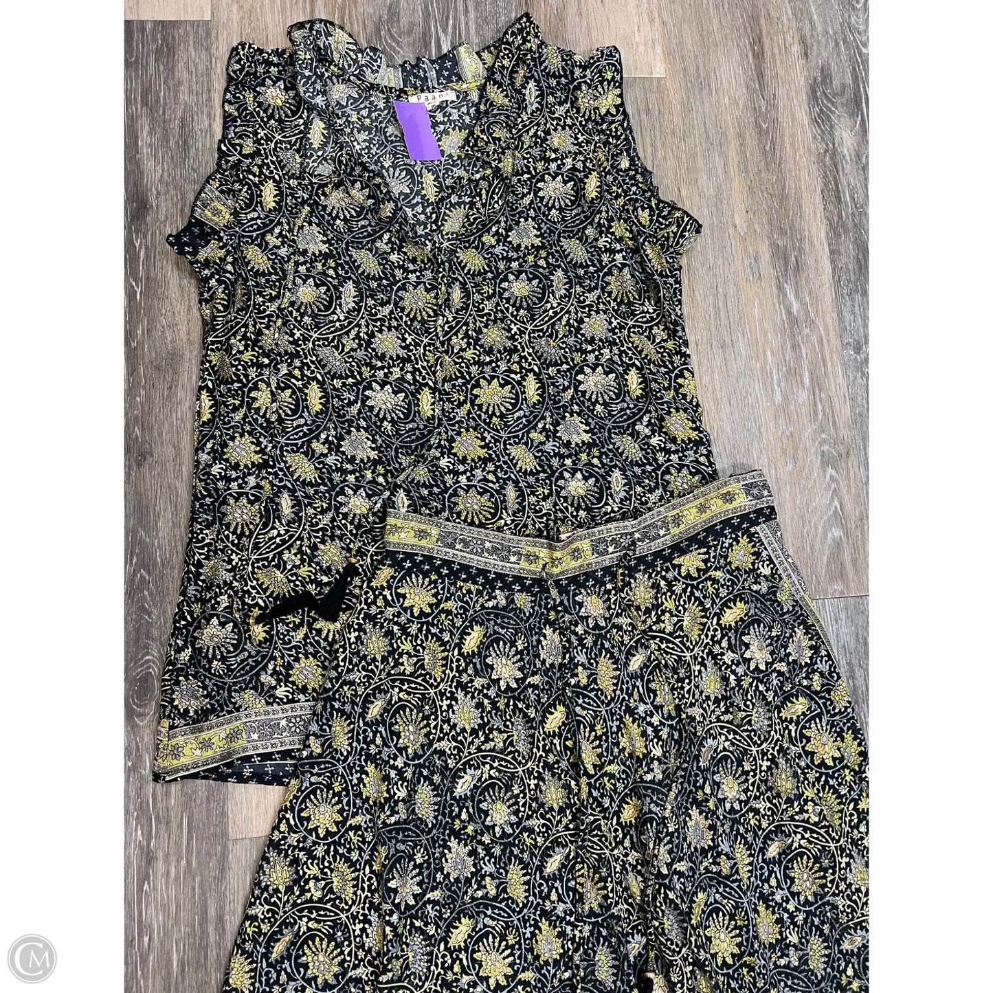 Dress Set 2pc By Paani In Black, Size: M