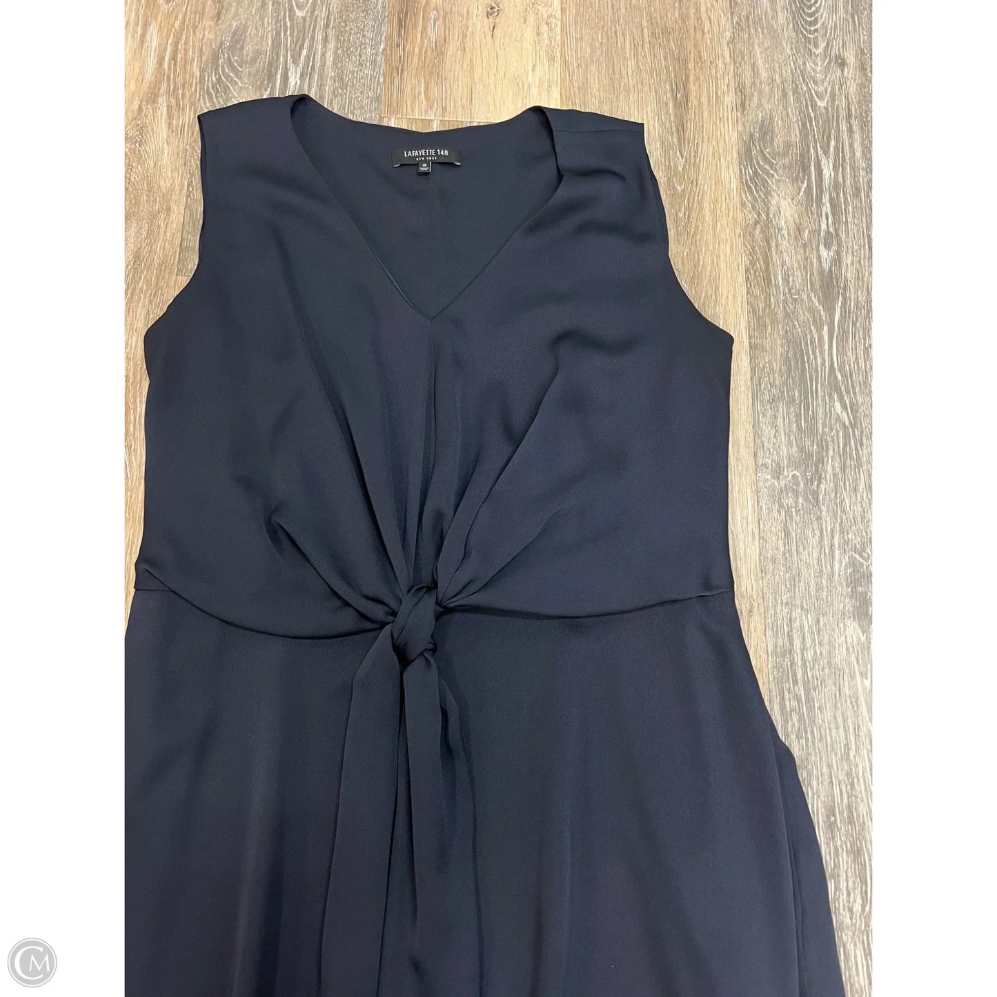 Dress Designer By Lafayette 148 In Navy, Size: 10