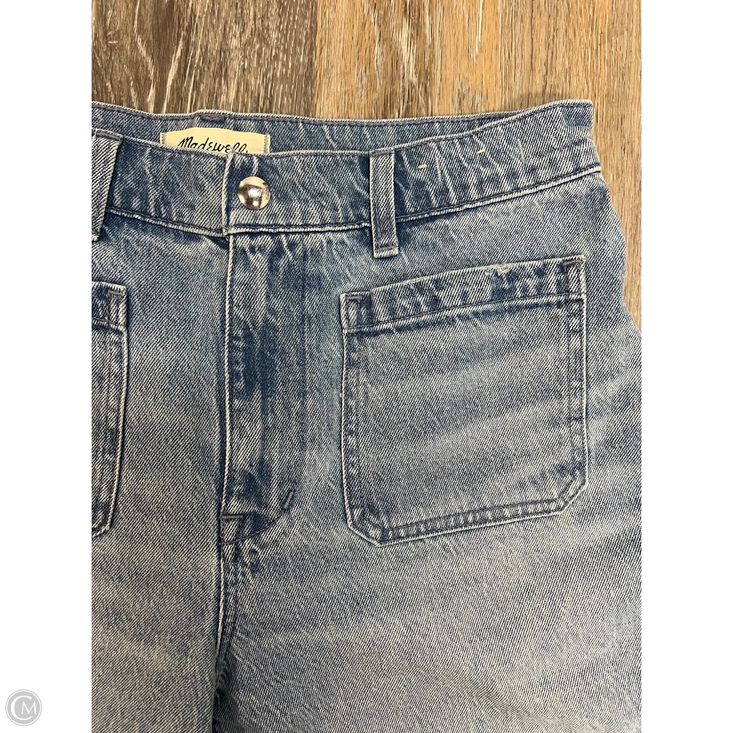 Jeans Wide Leg By Madewell In Blue Denim, Size: 8/29