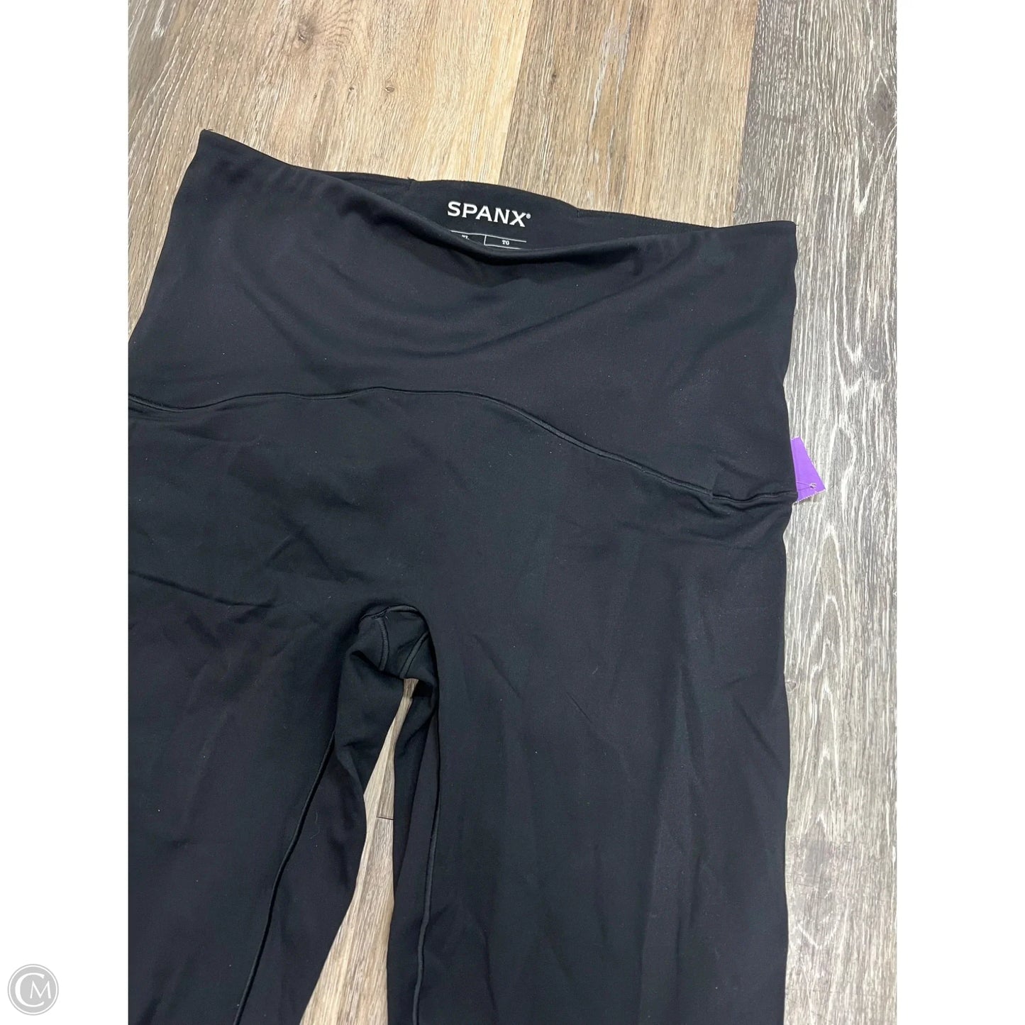 Athletic Leggings By Spanx In Black, Size: Xl