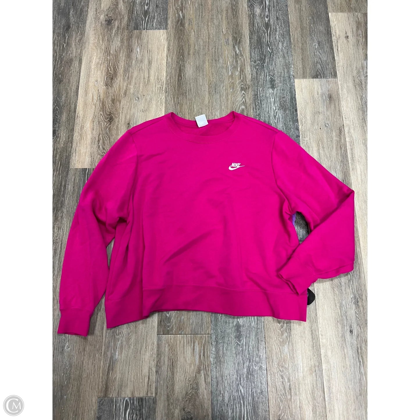 Athletic Sweatshirt Crewneck By Nike Apparel In Pink, Size: 2x