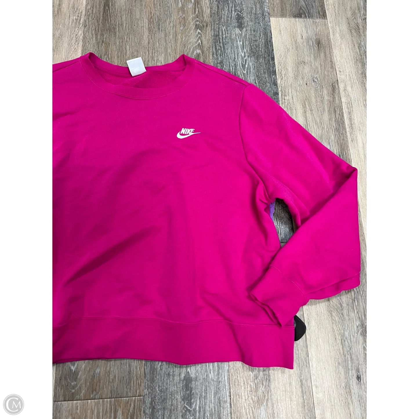 Athletic Sweatshirt Crewneck By Nike Apparel In Pink, Size: 2x