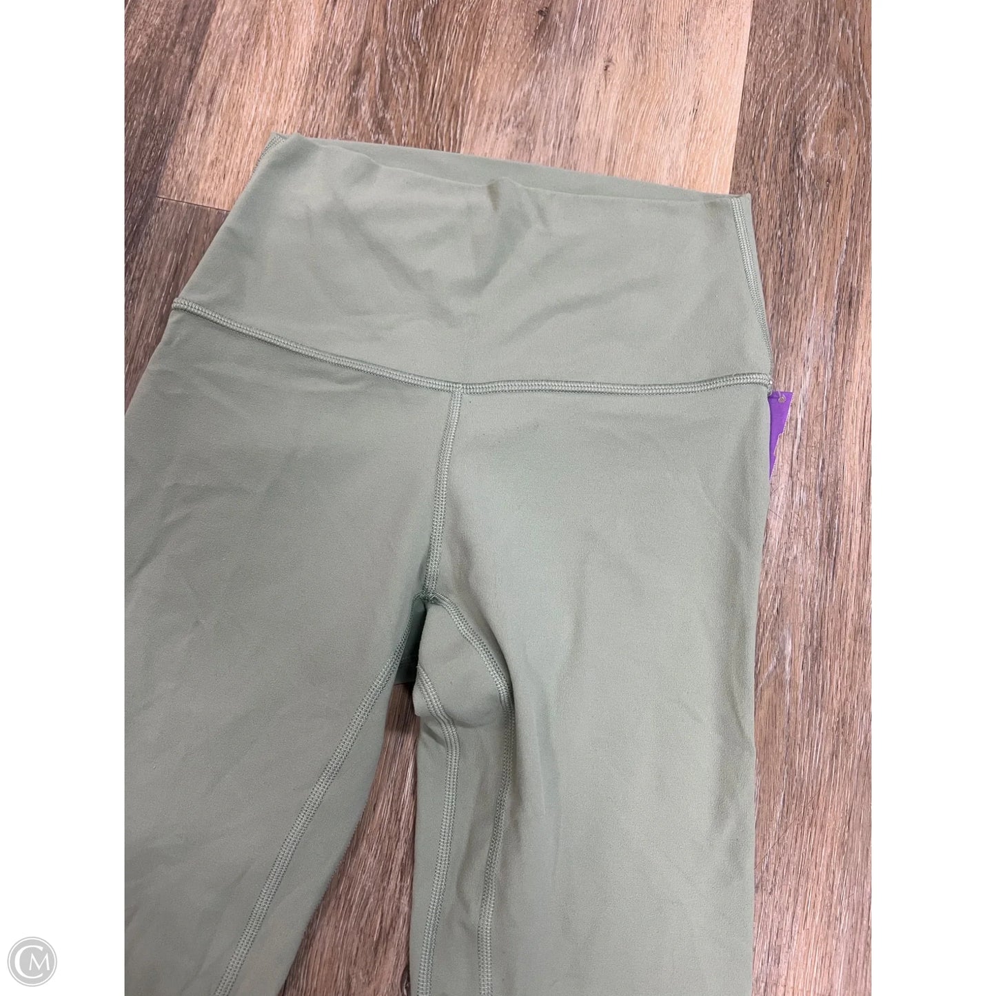 Athletic Leggings By Lululemon In Green, Size: 4