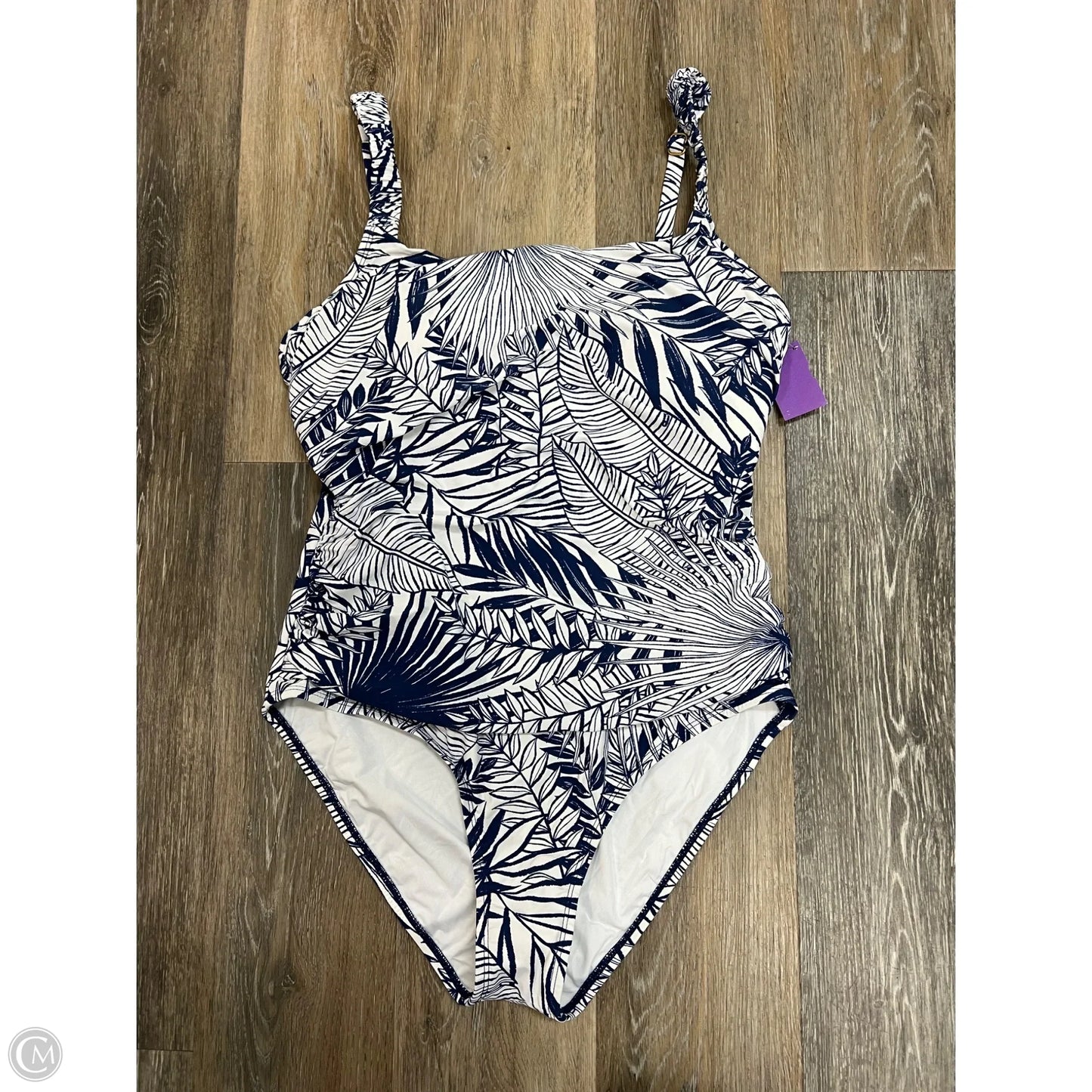 Swimsuit By Jantzen In Blue & White, Size: 16