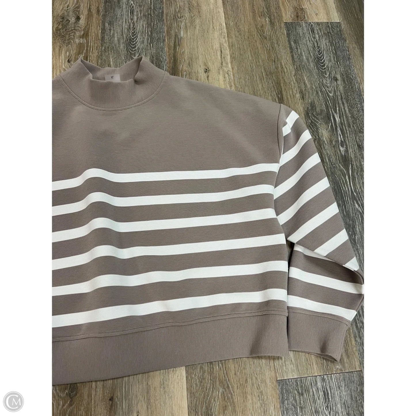 Sweatshirt Collar By Calia In Taupe, Size: Xl
