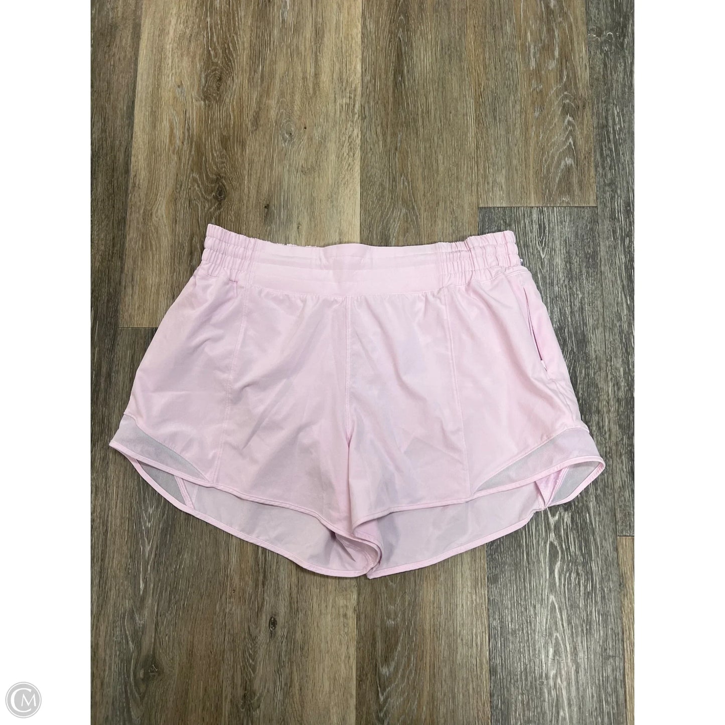 Athletic Shorts By Lululemon In Pink, Size: 14