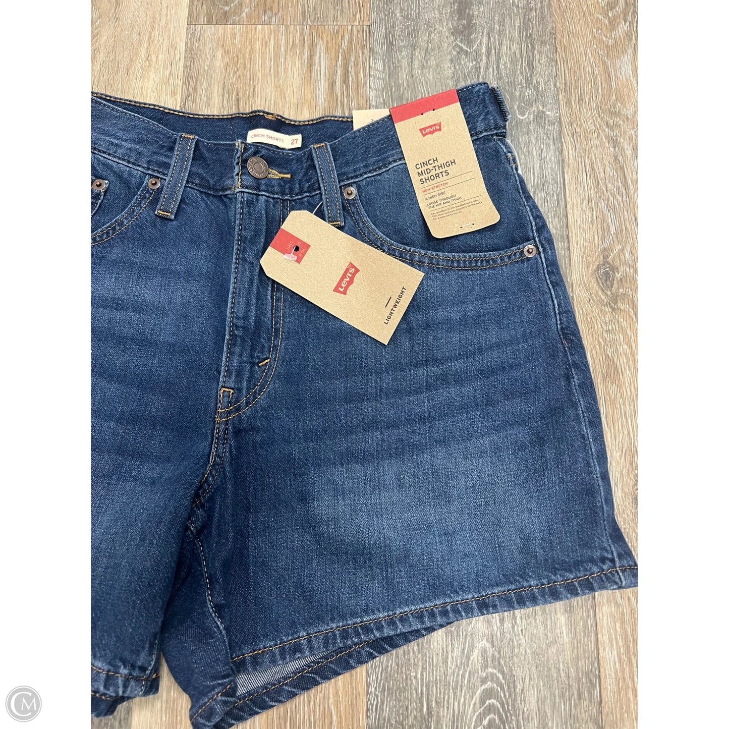 Shorts By Levis In Blue Denim, Size: 4/27