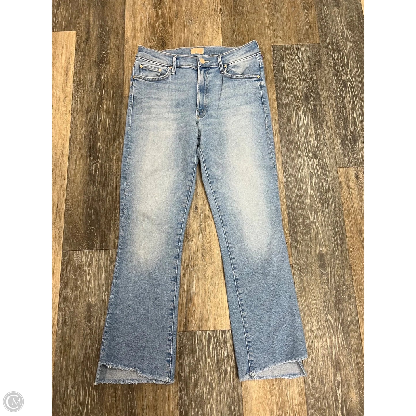 Jeans Straight By Mother In Blue Denim, Size: 8/29