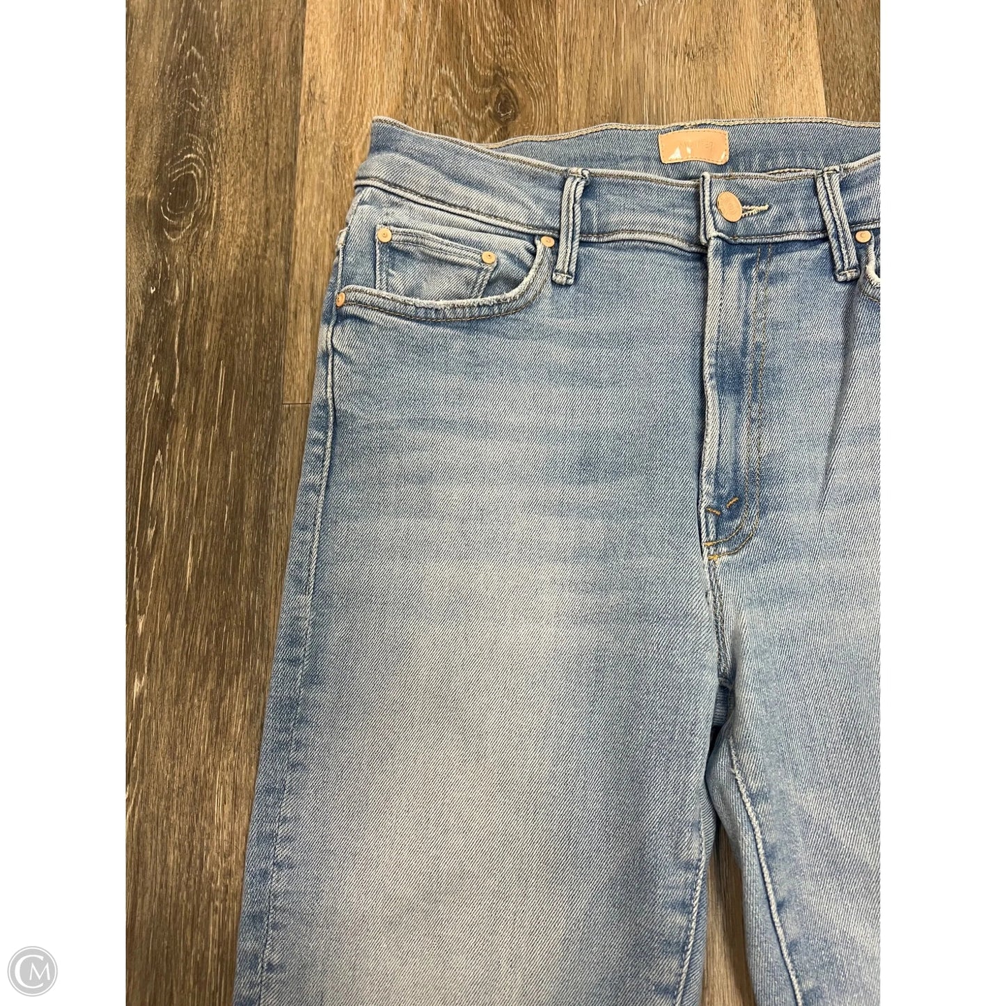 Jeans Straight By Mother In Blue Denim, Size: 8/29