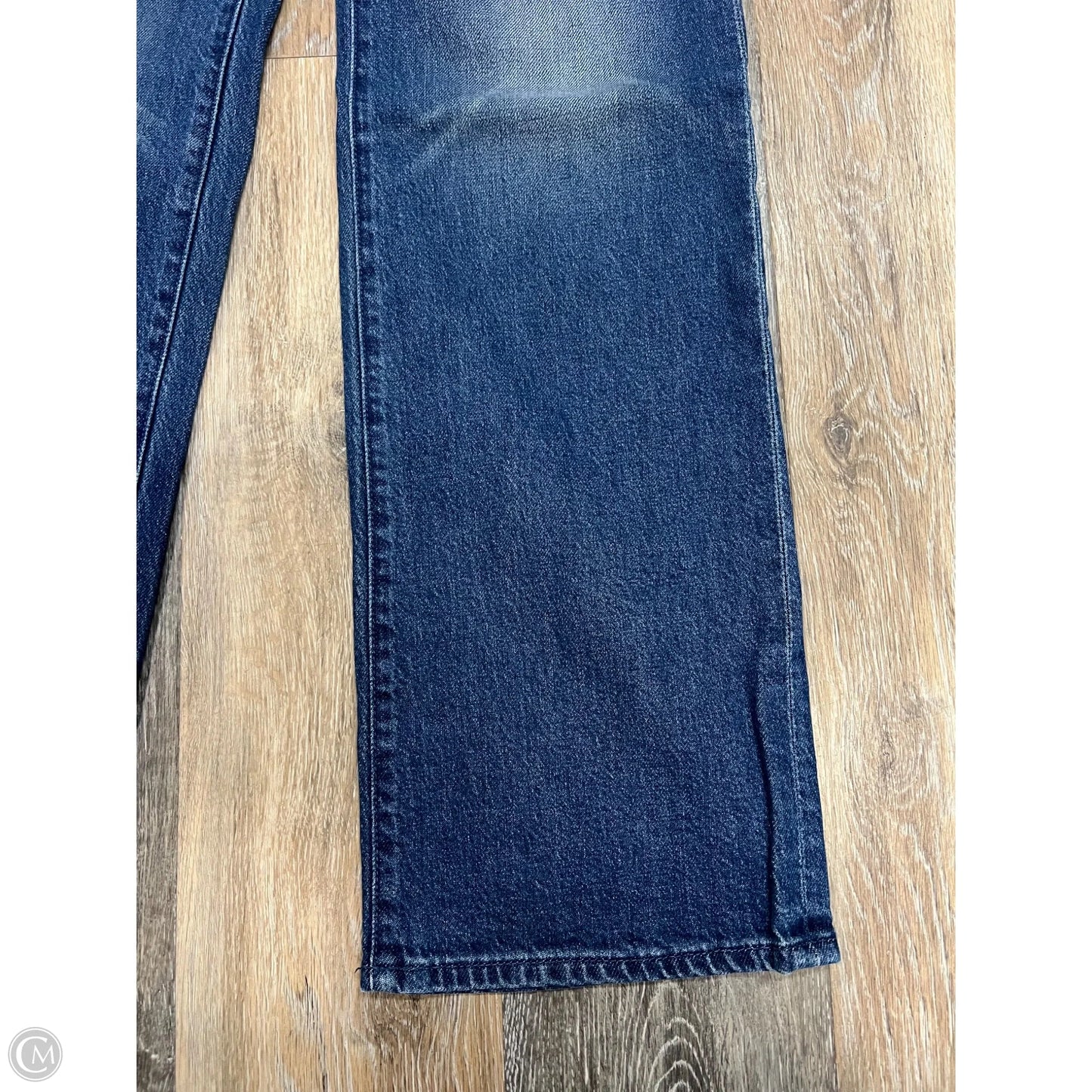 Jeans Straight By Mother In Blue Denim, Size: 2/26