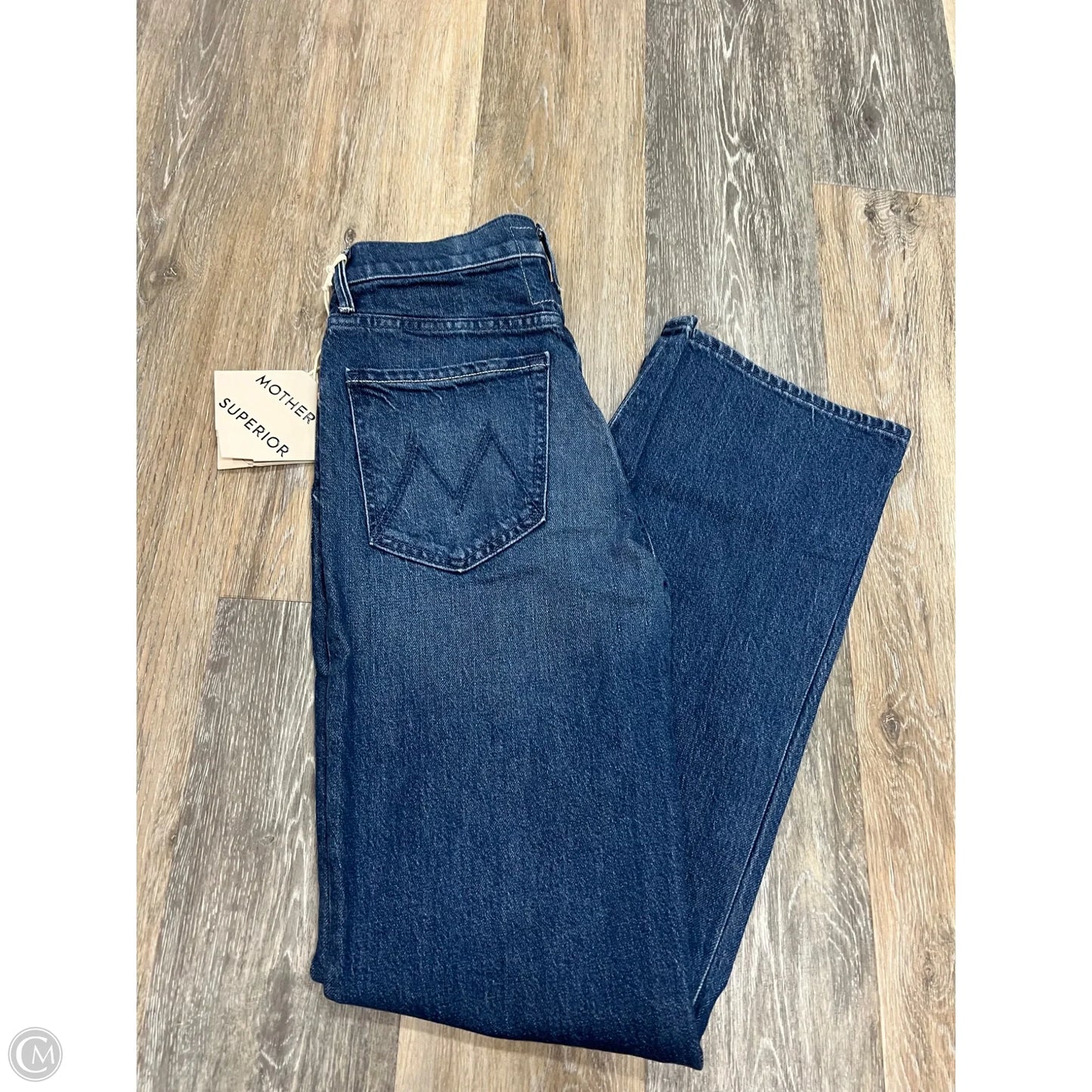 Jeans Straight By Mother In Blue Denim, Size: 2/26