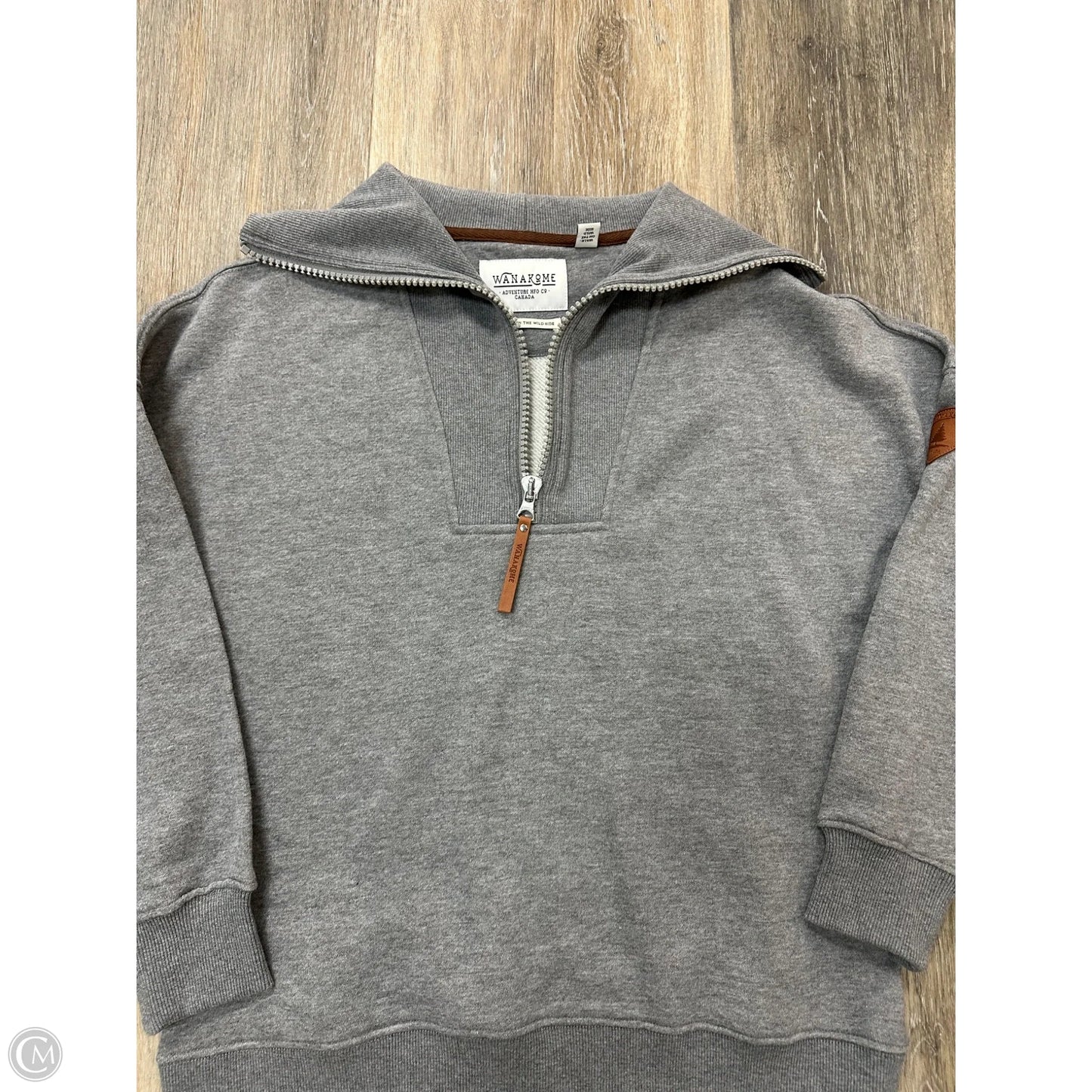 Sweatshirt Crewneck By Wanakome In Grey, Size: S