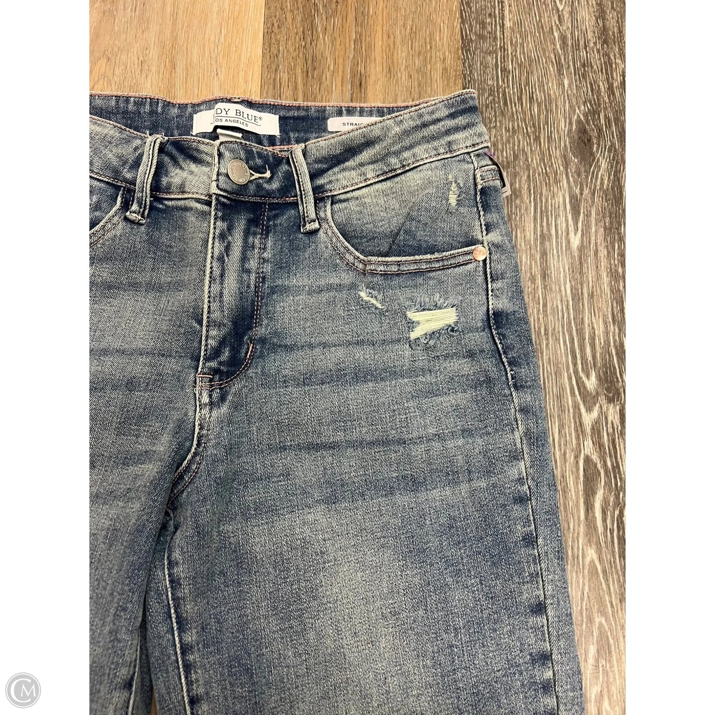 Jeans Straight By Judy Blue In Blue Denim, Size: 4/27
