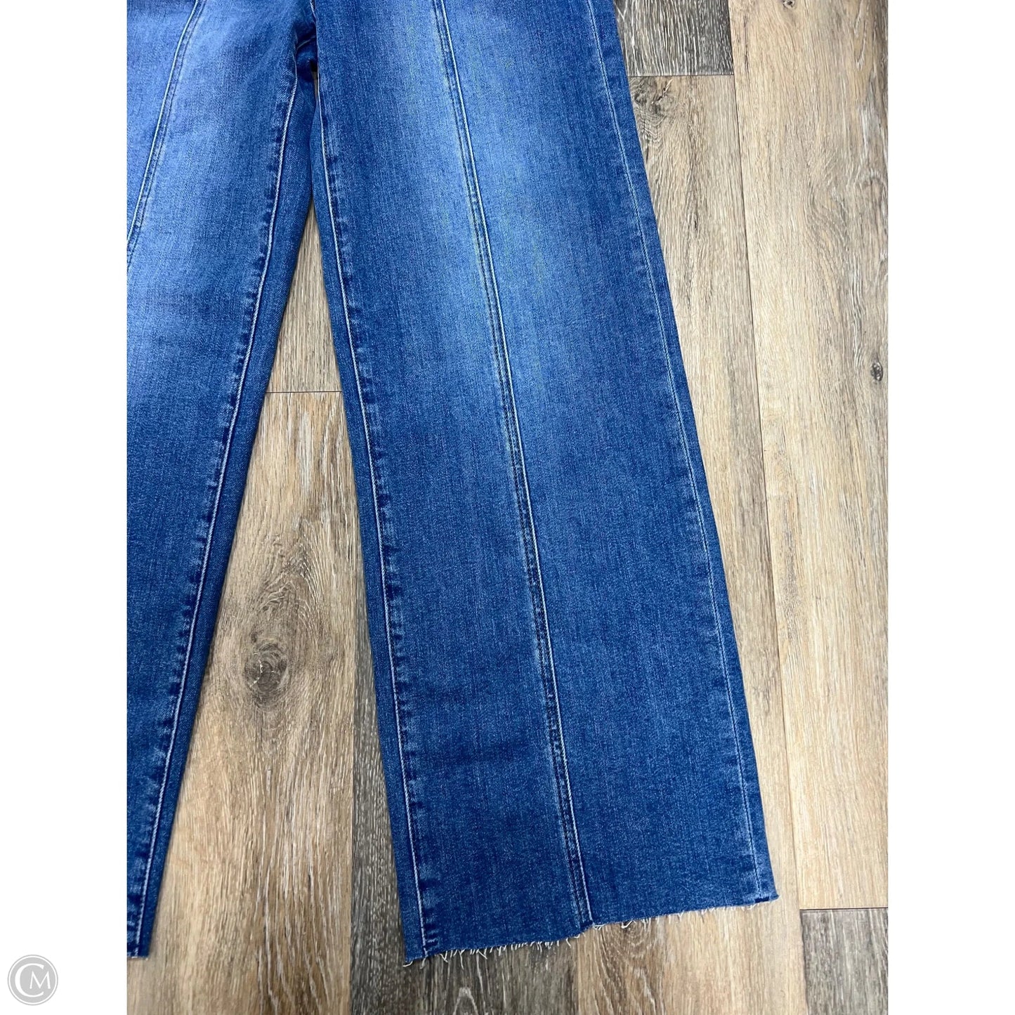 Jeans Straight By BAYEAS In Blue Denim, Size: 6/28