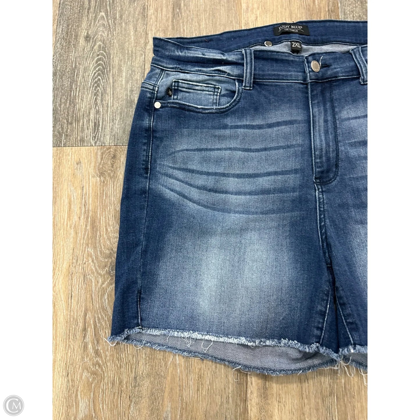 Shorts By Judy Blue In Blue Denim, Size: 2x