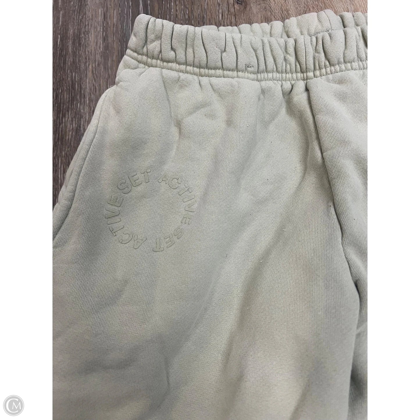 Athletic Pants By Set Active In Green, Size: L