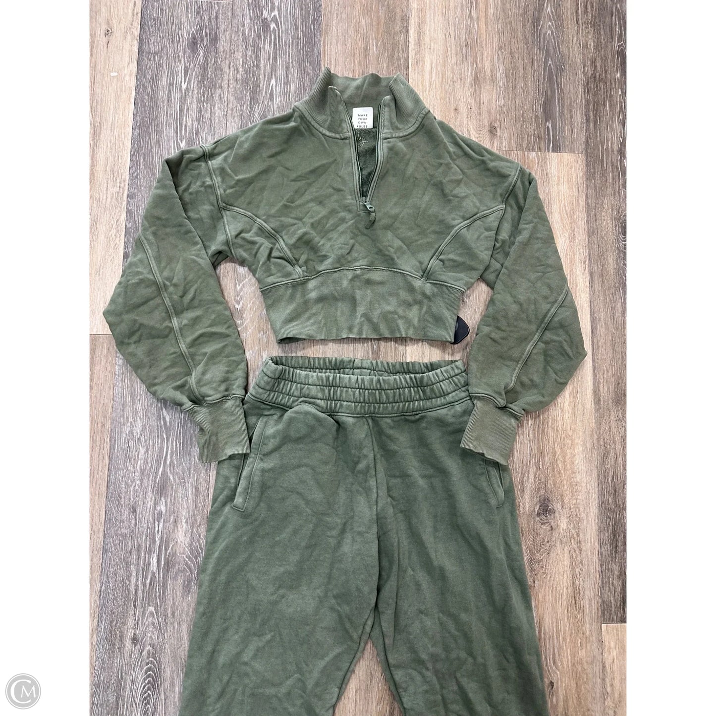 Lounge Set Pants By Offline In Green, Size: S
