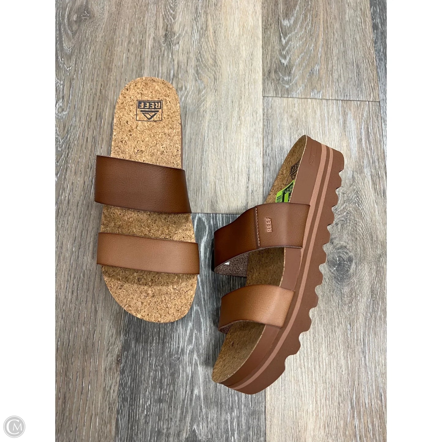 Sandals Flats By Reef In Brown, Size: 9