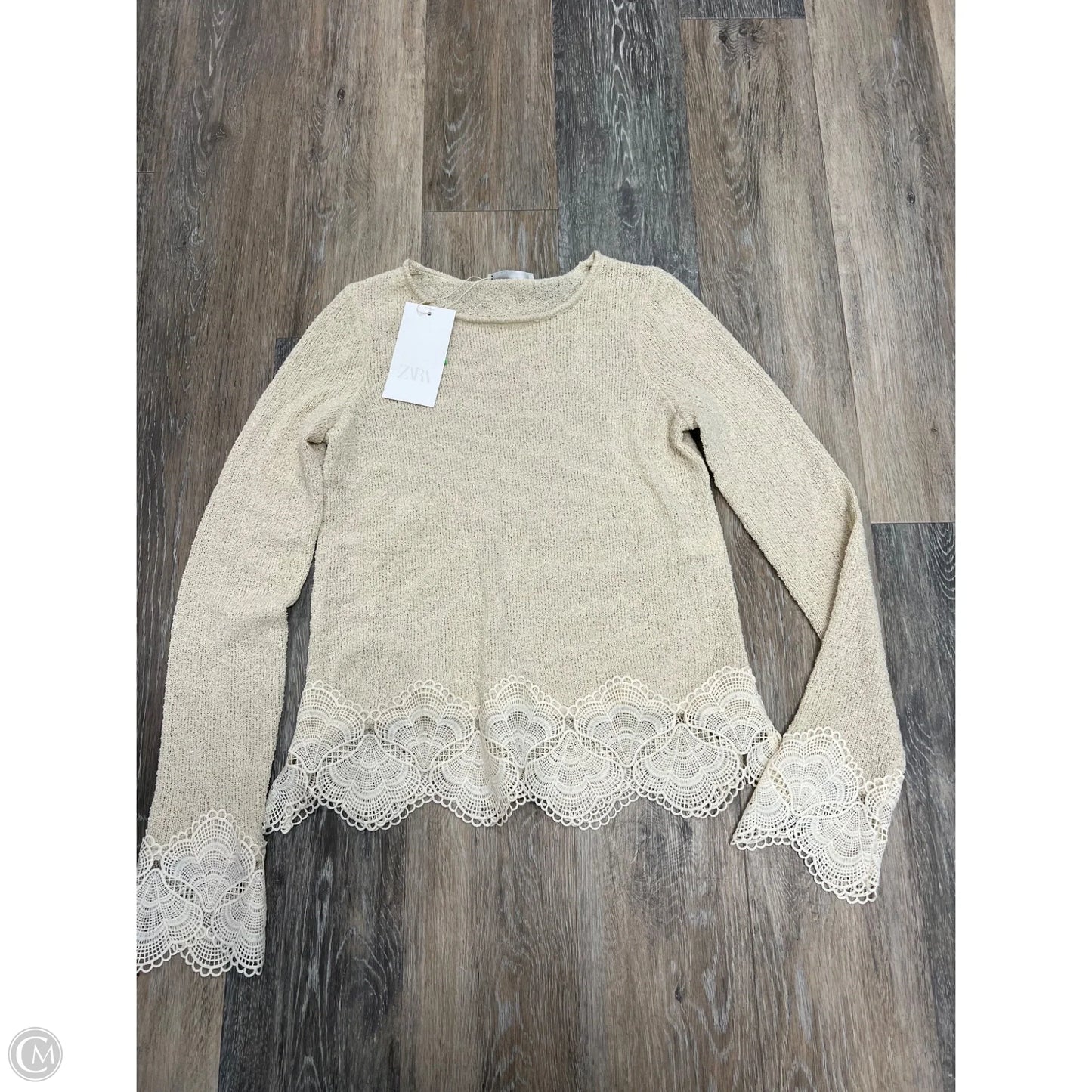 Skirt Set 2pc By Zara In Cream, Size: S