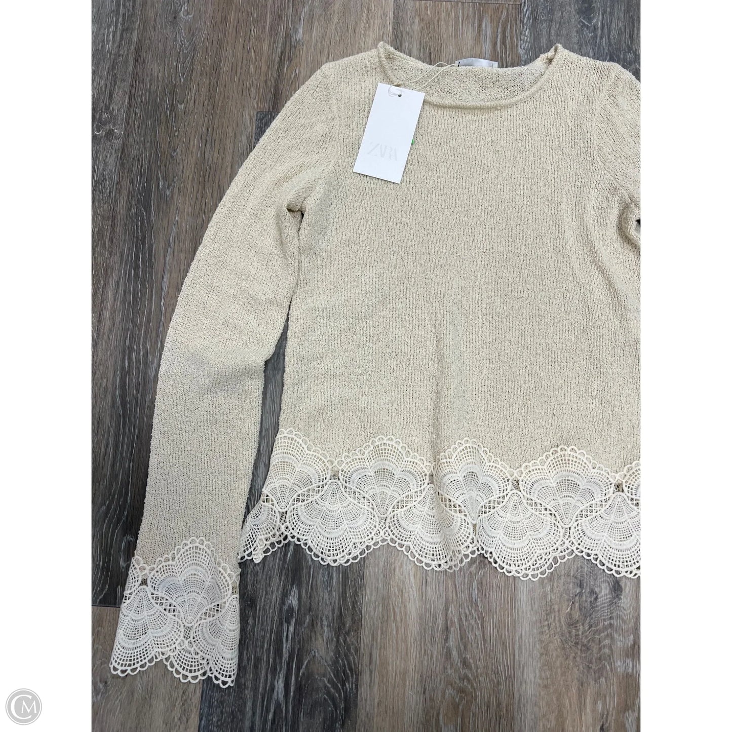 Skirt Set 2pc By Zara In Cream, Size: S
