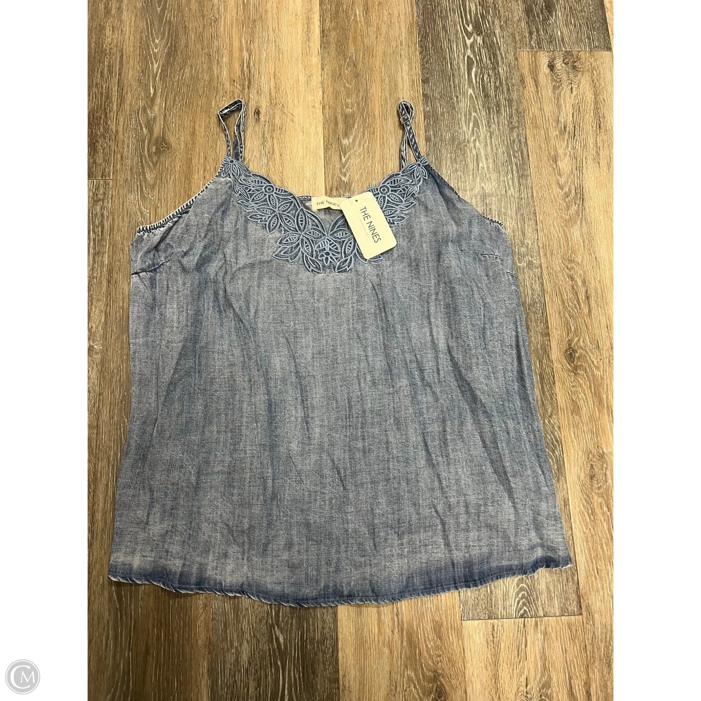 Top Sleeveless By The Nines In Blue, Size: 2x
