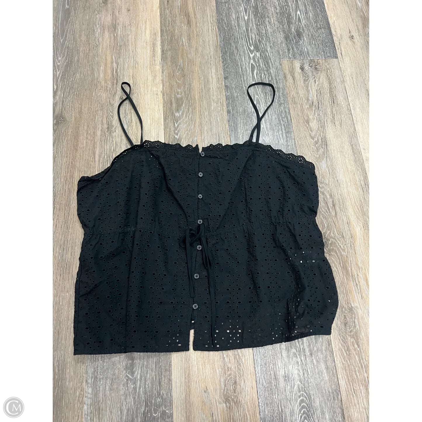 Top Sleeveless By Banana Republic In Black, Size: Xl
