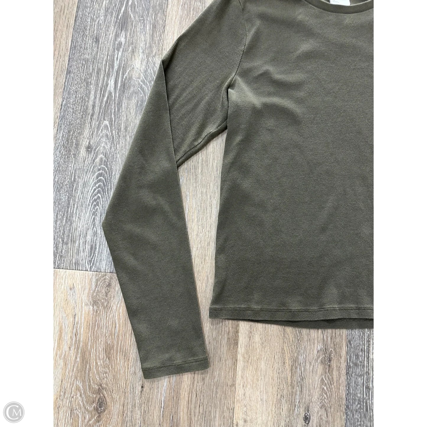 Top Long Sleeve By Tna In Green, Size: Xl
