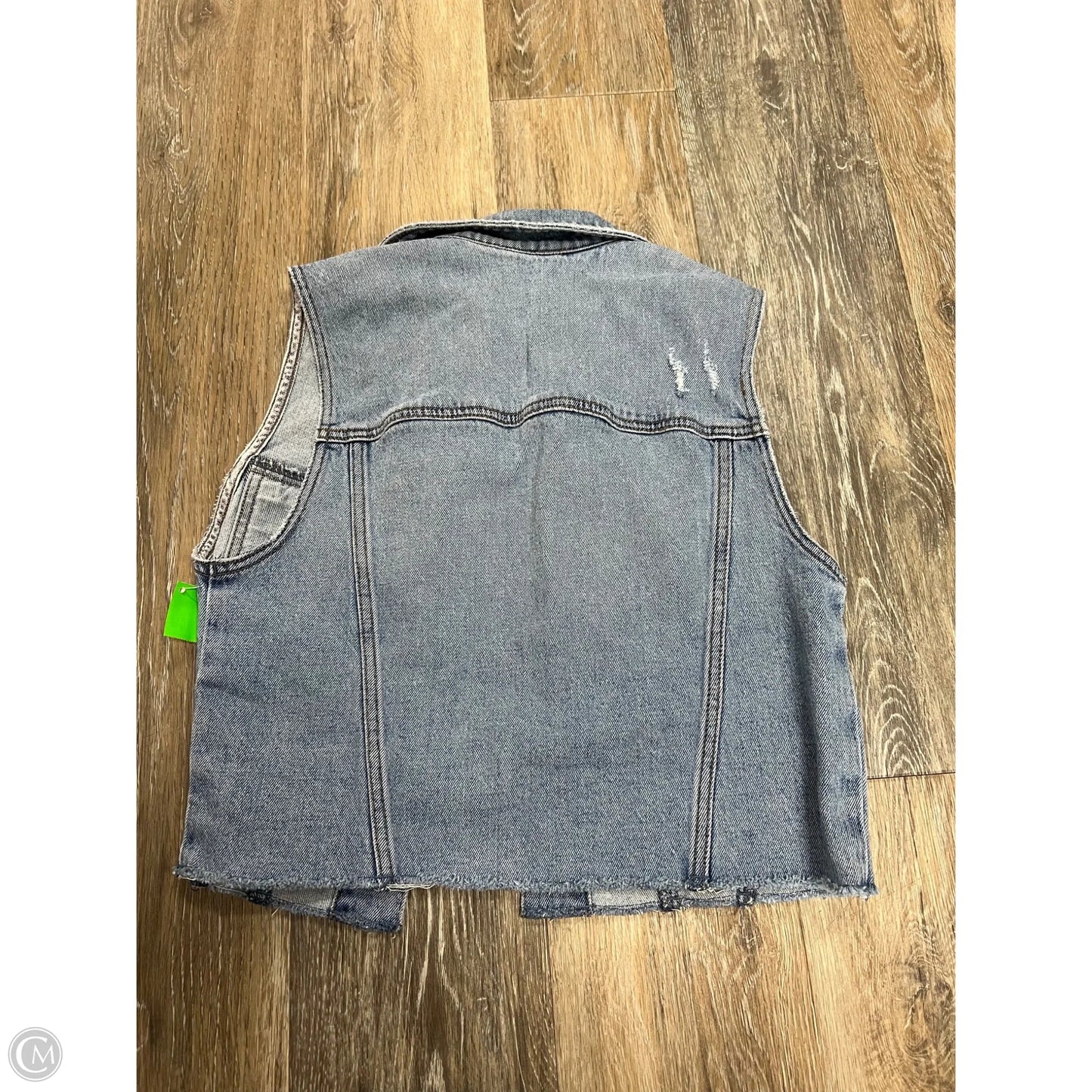 Vest Other By Evereve In Blue Denim, Size: Xs