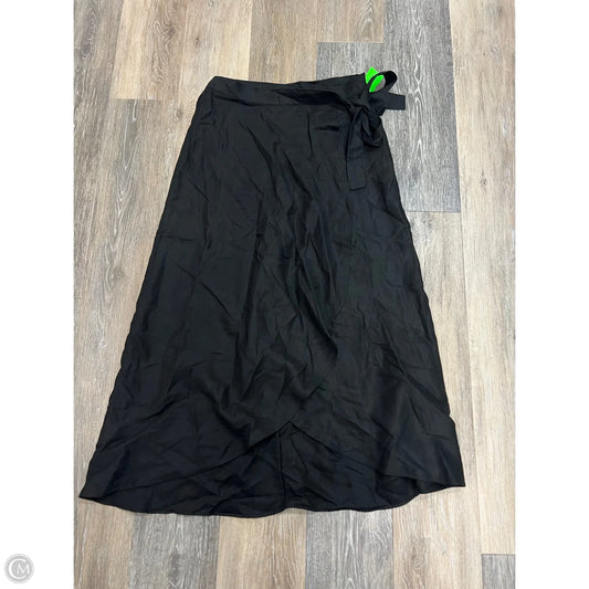 Skirt Midi Linen By Wilfred In Black, Size: S