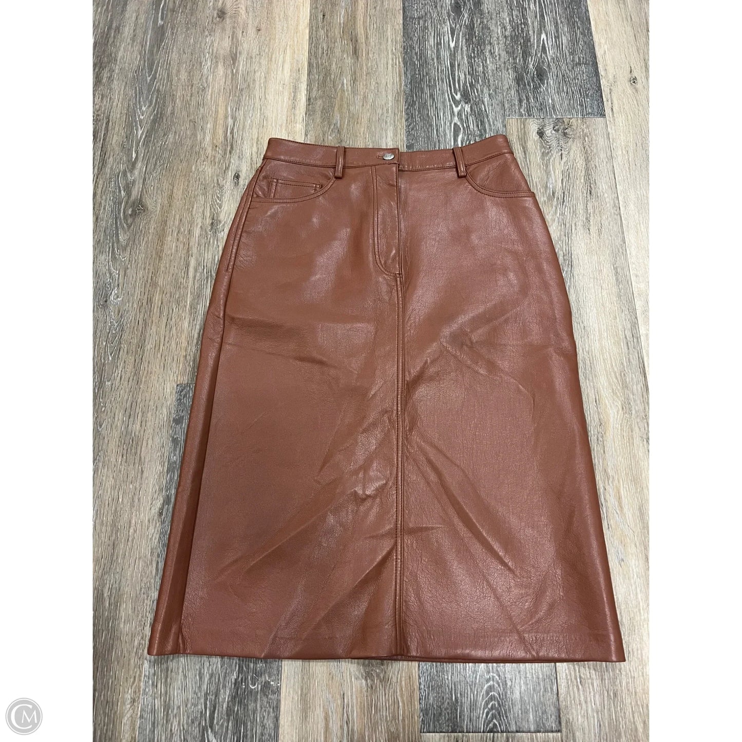 Skirt Midi By Wilfred In Brown, Size: 6