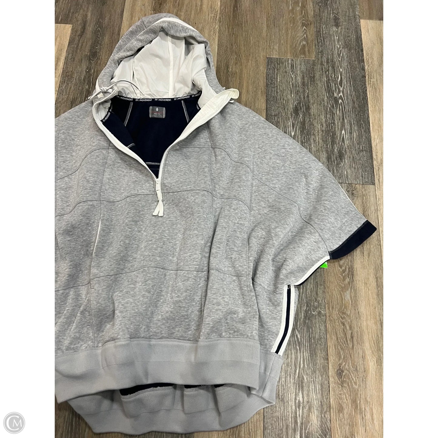 Athletic Sweatshirt Hoodie By Free People In Grey, Size: Xs/S