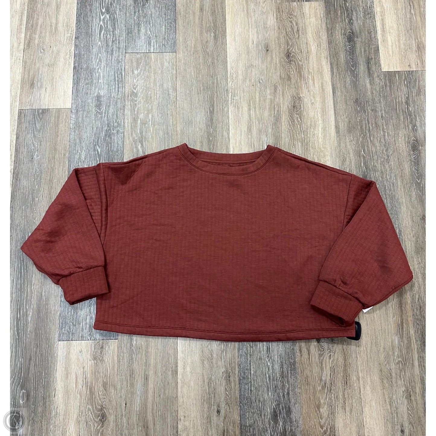 Top Long Sleeve By Old Navy In Red, Size: Xl
