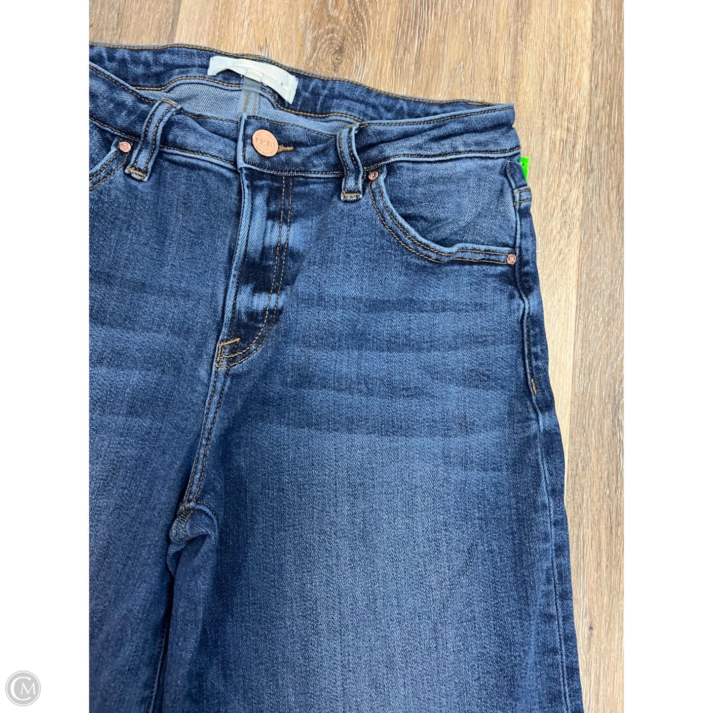 Jeans Wide Leg By Risen In Blue Denim, Size: 8
