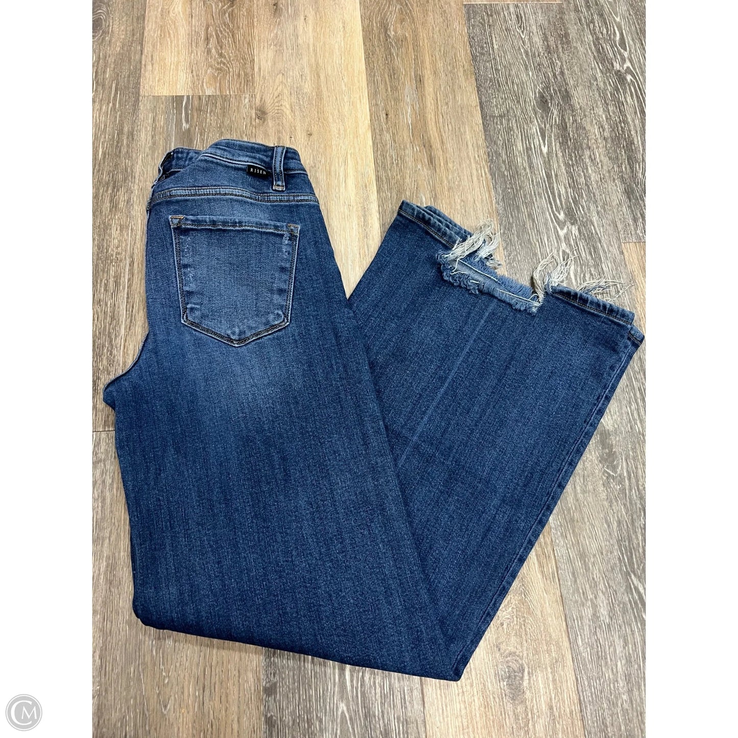 Jeans Wide Leg By Risen In Blue Denim, Size: 8