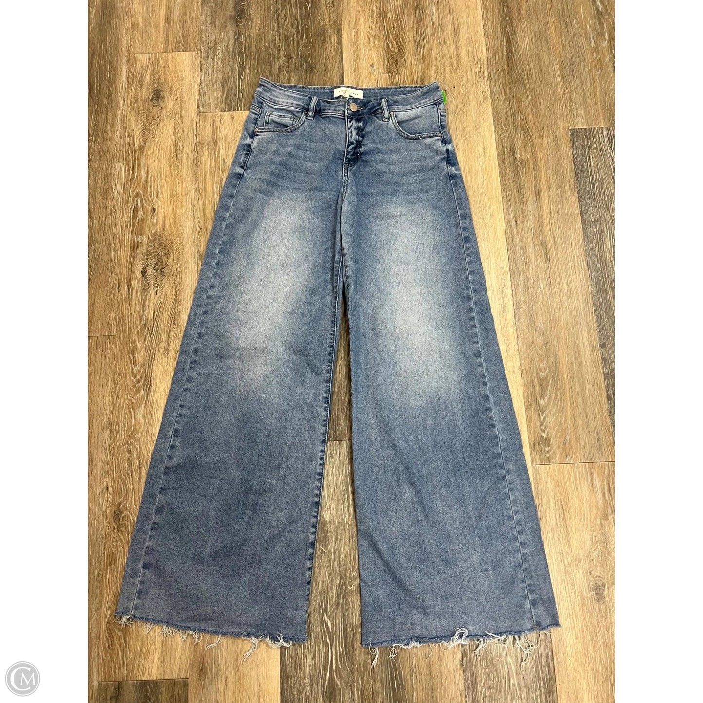 Jeans Wide Leg By Risen In Blue Denim, Size: 8/29
