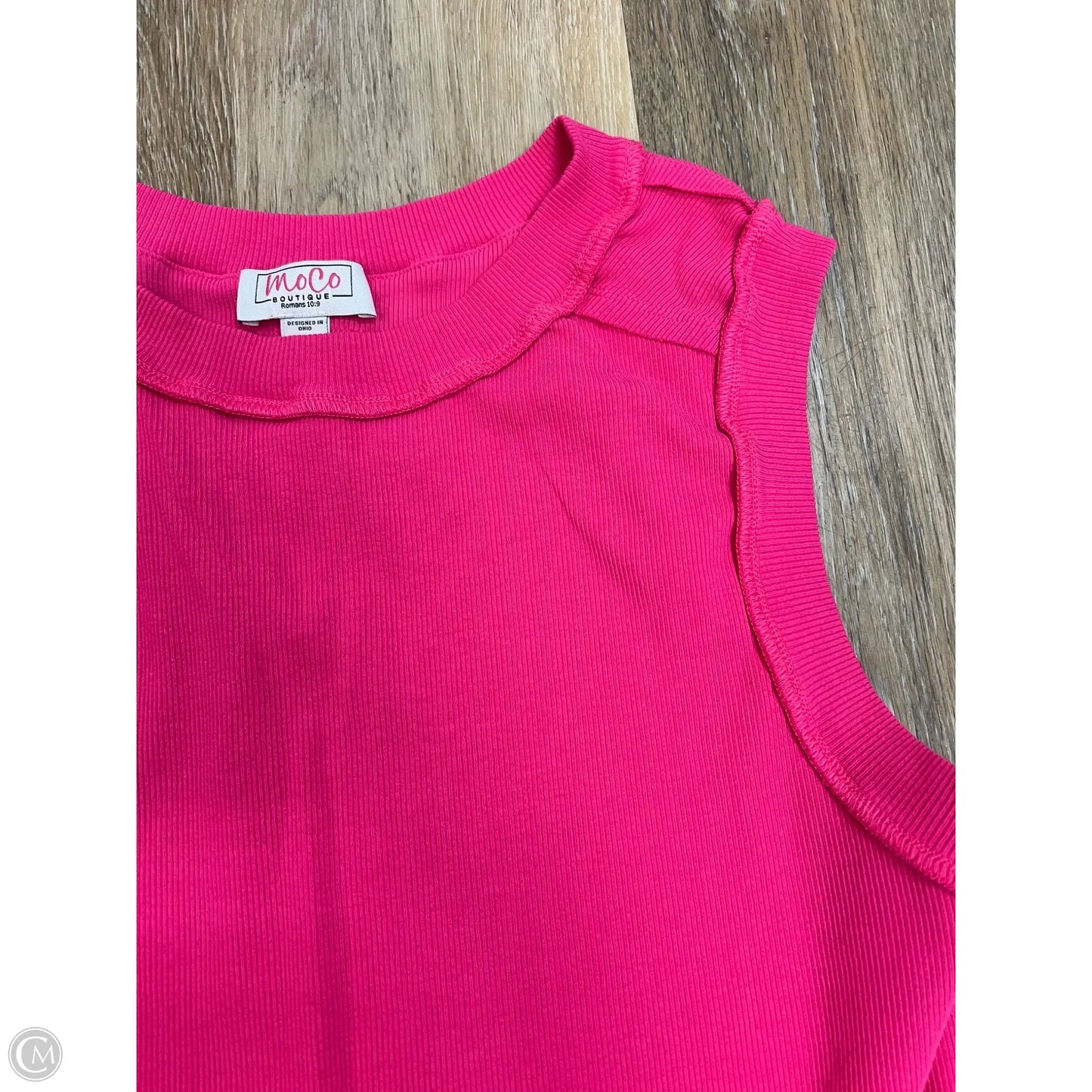 Tank Top By MoCo In Pink, Size: Xl